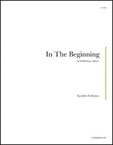 In The Beginning SATB choral sheet music cover